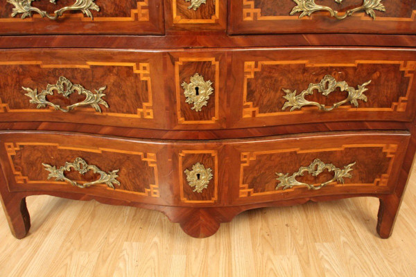 18th Century Louis XIV Marquetry Chest of Drawers