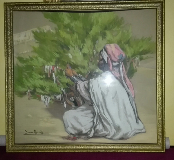 YVONNE -HERZIG exvoto in Bou Saada algerische Frau