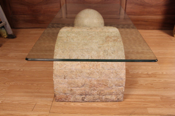 Table Basse En Pierre De Mactan By Magnussen Ponte , 1980s