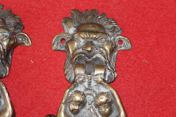 Pair Of Bronze Door Knockers