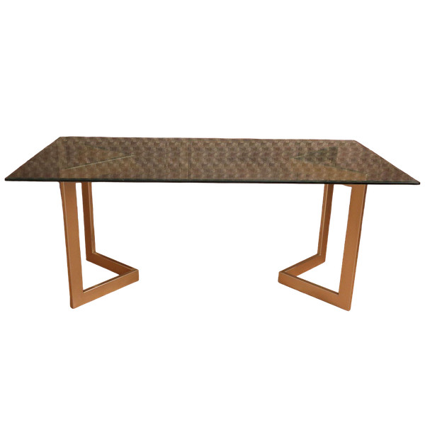Table Design Piètement Doré