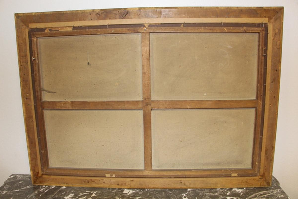 Paire De Grands Pastels XIX Eme