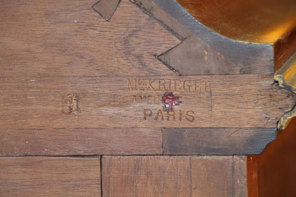 Vitrine Napoléon III Estampillé Krieger