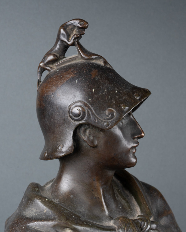 Allégorie du Devoir, bronze d’après Émile Picault, dernier quart du XIXe siècle