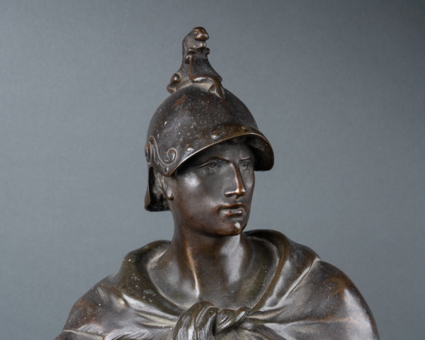 Allégorie du Devoir, bronze d’après Émile Picault, dernier quart du XIXe siècle