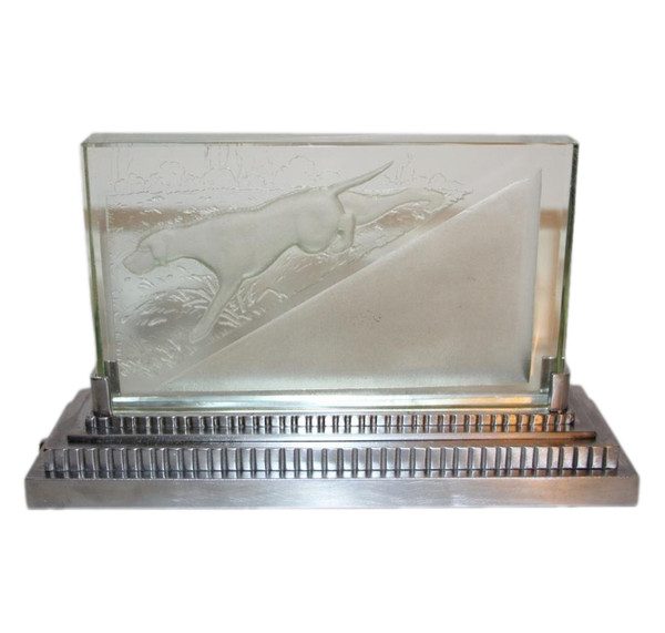 Lampe En Verre Et Fer Forge Muller Lunéville
