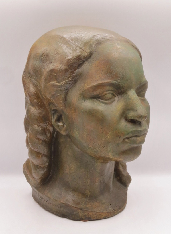 Giovane ragazza africana di Georges Halbout.