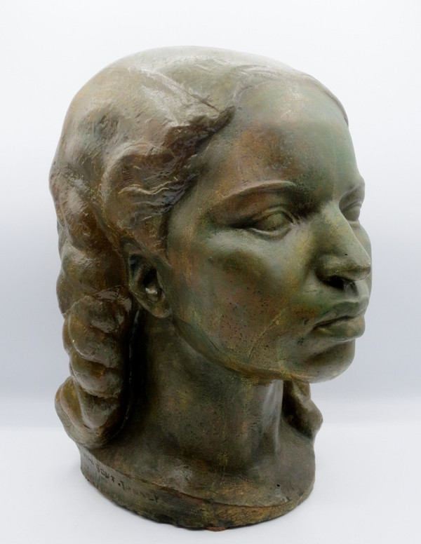Giovane ragazza africana di Georges Halbout.