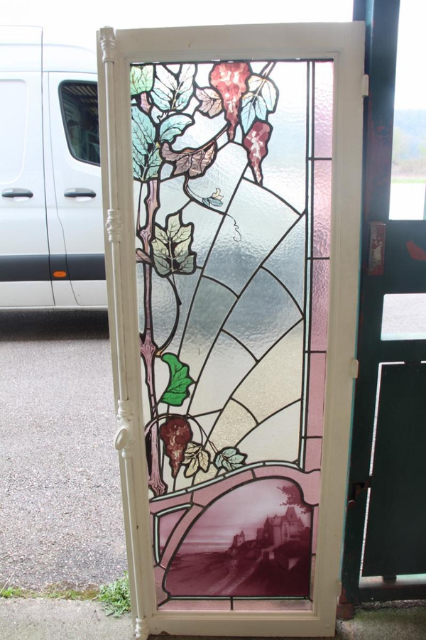 Triple Layer Acid Etched Stained Glass Set, Gruber