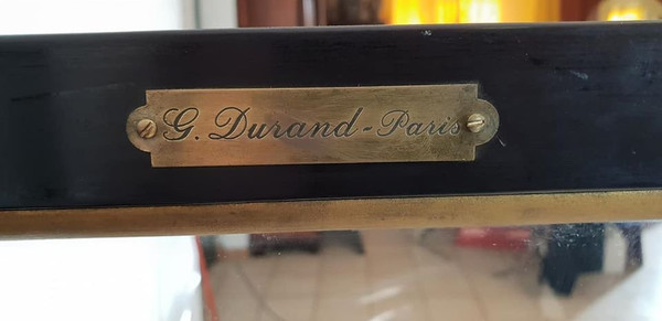 Napoleon III Lacquer Showcase Signed G.durand Paris