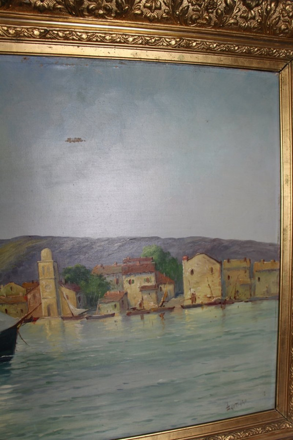 Large Painting By Louis Lartigau