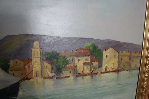 Large Painting By Louis Lartigau