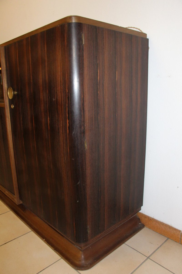 Art Deco Macassar sideboard attributed to auguste vallin
