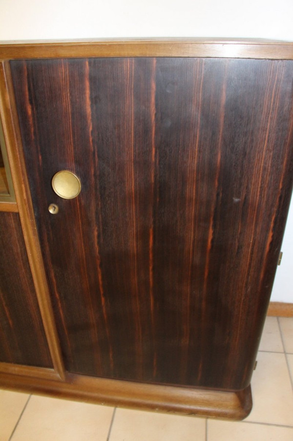 Art Deco Macassar sideboard attributed to auguste vallin