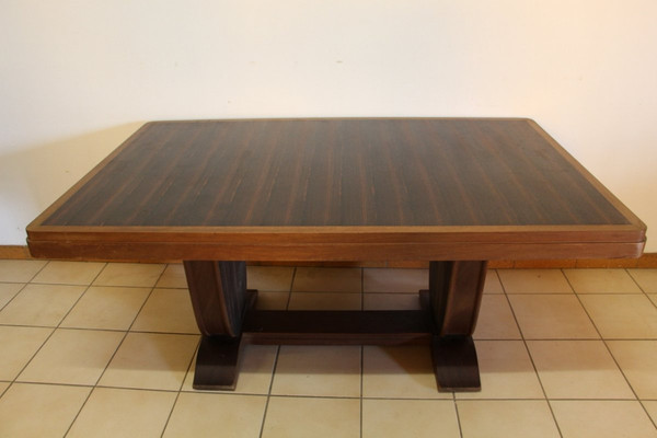 Art Deco Macassar Ebony Table