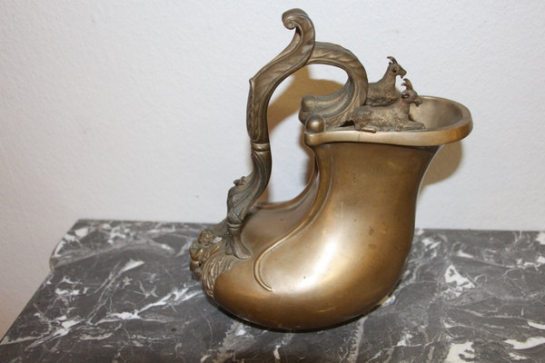 Caffettiera Askos in bronzo XIX sec.