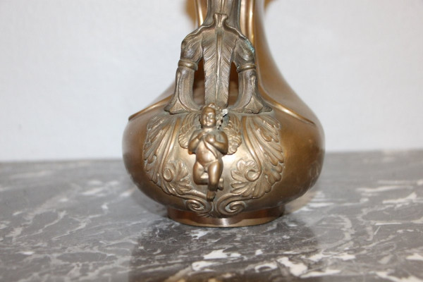 Caffettiera Askos in bronzo XIX sec.
