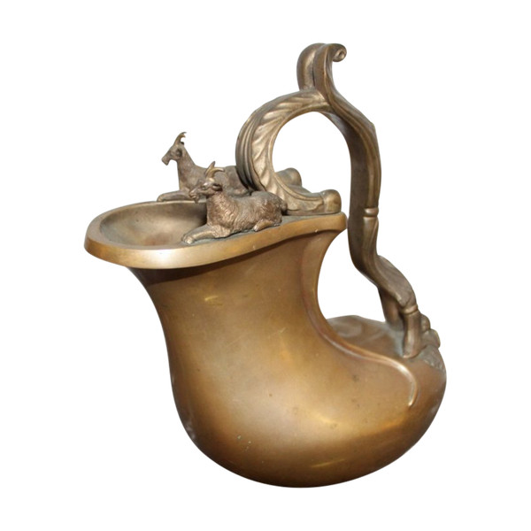 Caffettiera Askos in bronzo XIX sec.