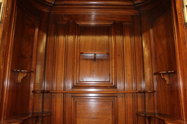 Important 18th Century Regency Chateau Display Cabinet