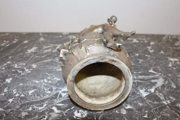 Bronze Silver Art Nouveau De Ferville Suan
