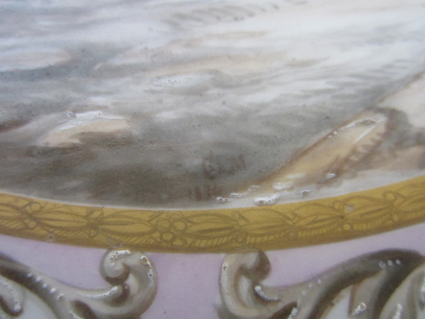 Platter Au Bateau XIX Eme