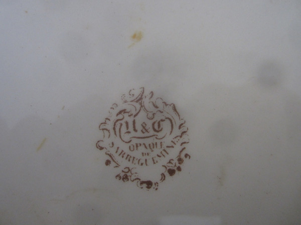 Platter Au Bateau XIX Eme