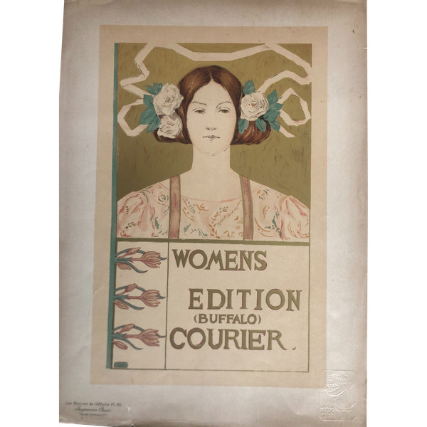 Affiche Woman edition Buffalo courier Maitres de l'affiche 1897