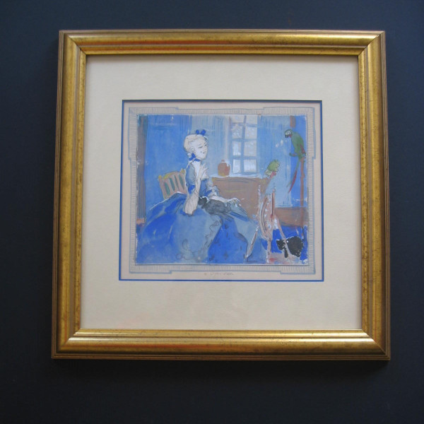 Chéri Hérouard 4 gouaches 