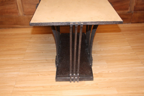 Table Basse Ou Console En Fer Forgé Art Déco Attribué A Edgar Brandt