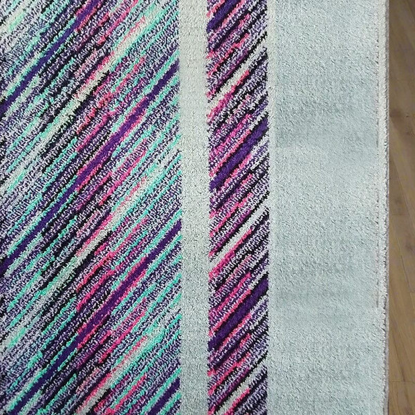 Magnifique tapis géométrique en laine italienne des années 1980 par Missoni pour T&J Vestor
