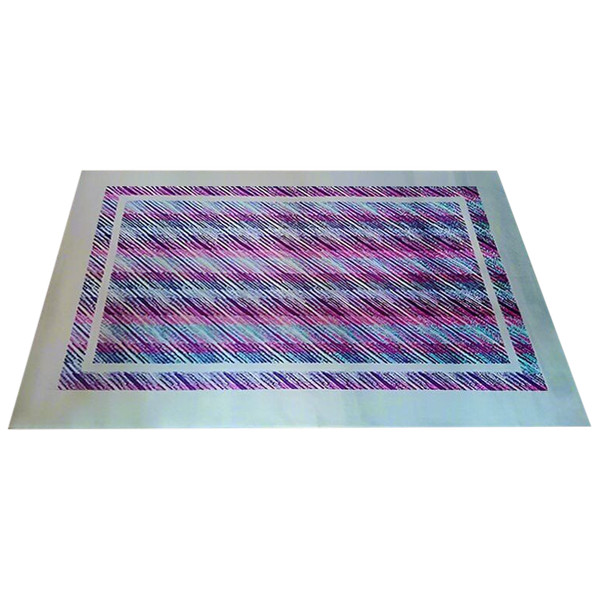 Magnifique tapis géométrique en laine italienne des années 1980 par Missoni pour T&J Vestor