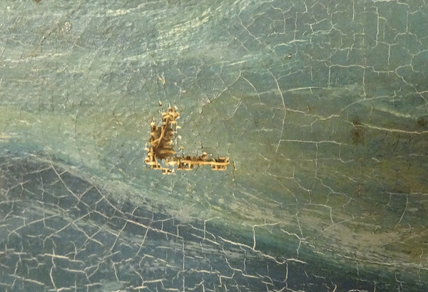 HST Tableau Marine Robert Laroche Départ Thoniers Concarneau Bretagne XXè