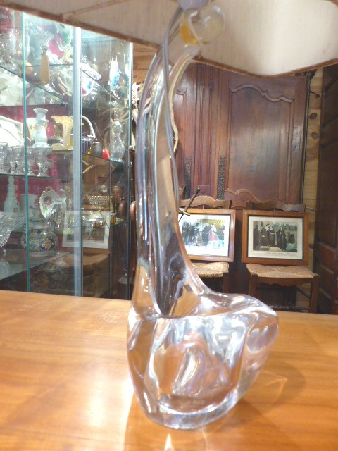crystal lamp signed Schneider France year 60
