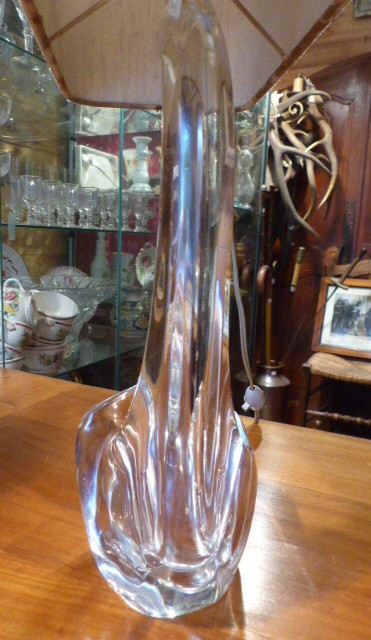 crystal lamp signed Schneider France year 60