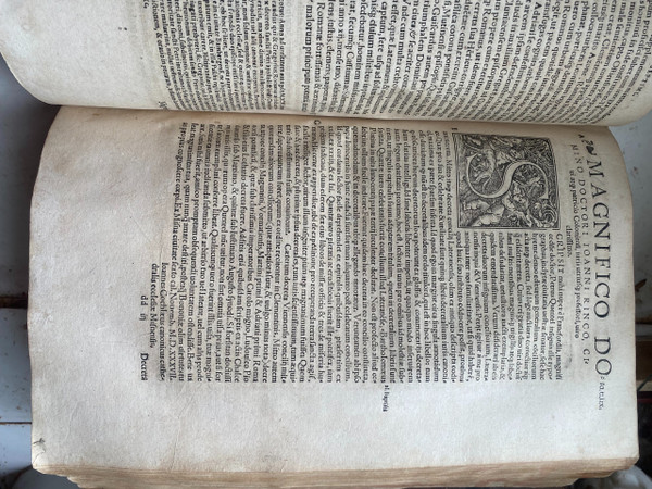 RARE und wichtiges großes BUCH DER EISZEIT" RENAISSANCE "GENERALKONZIL Gedruckt in Köln im Jahr 1538