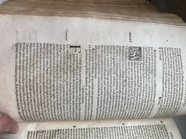 RARE und wichtiges großes BUCH DER EISZEIT" RENAISSANCE "GENERALKONZIL Gedruckt in Köln im Jahr 1538