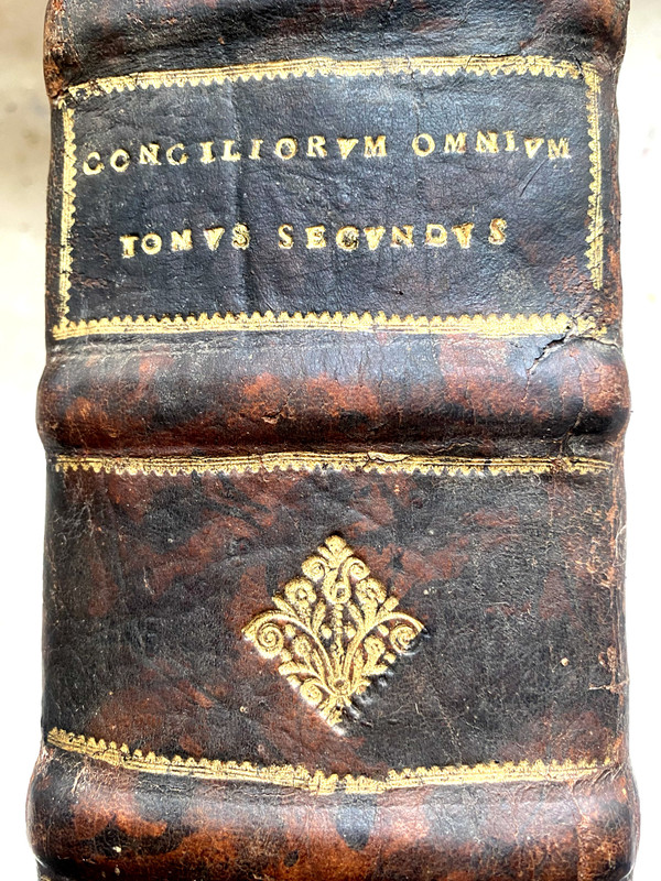RARE und wichtiges großes BUCH DER EISZEIT" RENAISSANCE "GENERALKONZIL Gedruckt in Köln im Jahr 1538