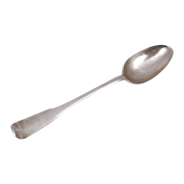 Cuillère à Ragoût Argent Massif Fermiers Généraux Bayonne 190gr XVIIIème