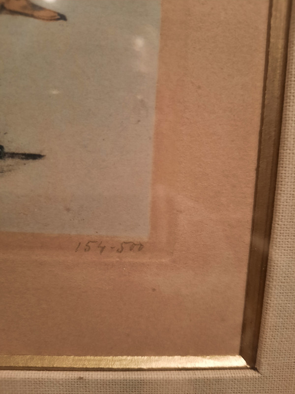 Engraving signed Léon Danchin.