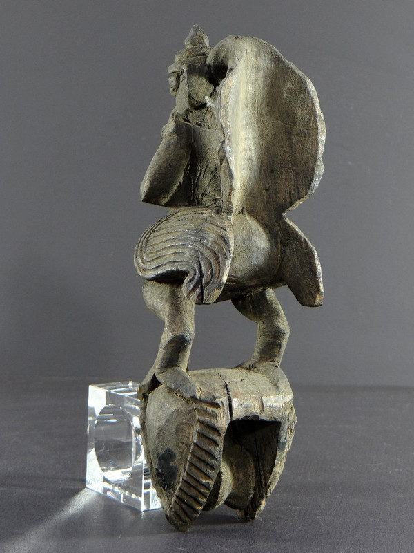 Burma, Mid-20th Century, Carved Garuda Loom Pulley.