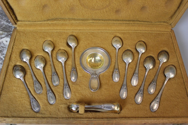 Massive Silver Tea Service About 1900
