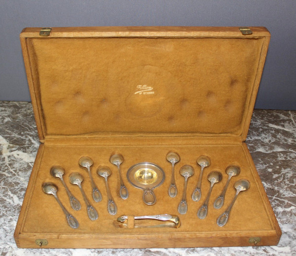 Massive Silver Tea Service About 1900