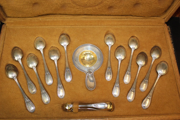Massive Silver Tea Service About 1900