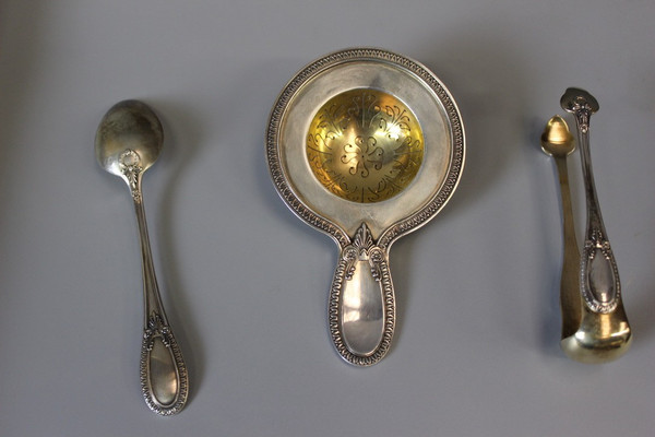 Massive Silver Tea Service About 1900