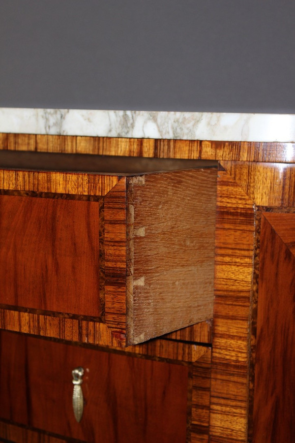Commode Art Déco En Demie Lune Vers 1925