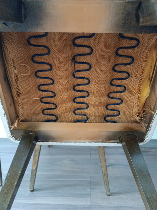 Set of 6 1960 design chairs