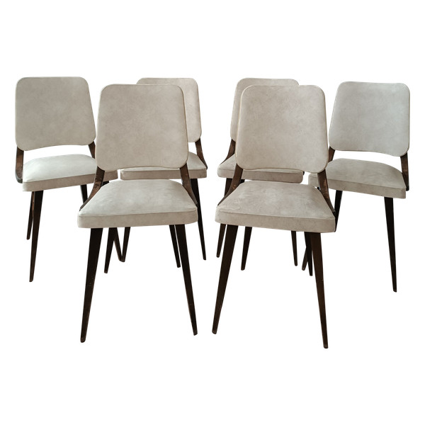 Set of 6 1960 design chairs