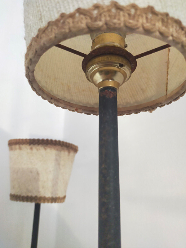 Lampadaire vintage tripode 1950