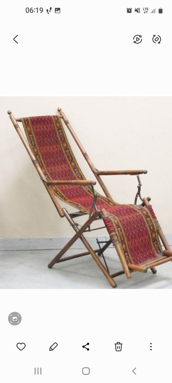 Lounge chair circa 1900