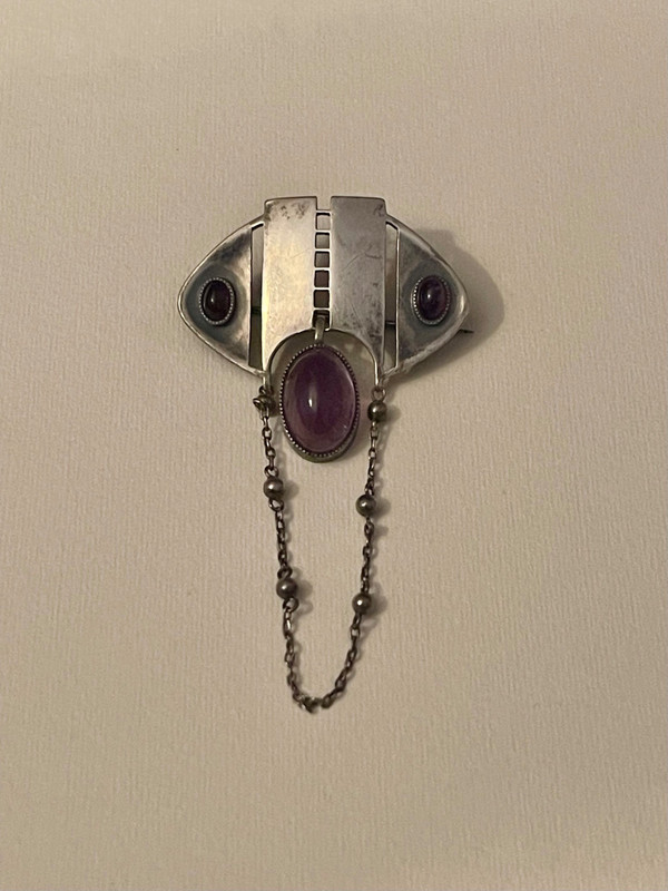 THEODOR FAHRNER, broche en argent, période jugendstil /art nouveau vers 1900